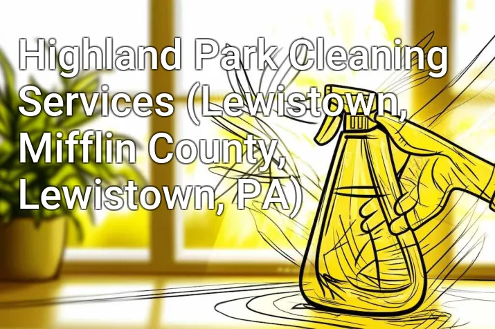 Highland Park Cleaning Services (Lewistown, Mifflin County, Lewistown, PA)
