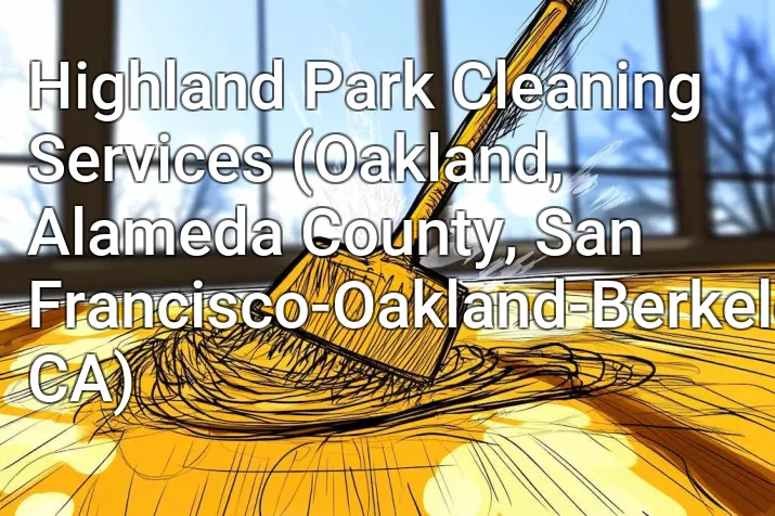 Highland Park Cleaning Services (Oakland, Alameda County, San Francisco-Oakland-Berkeley, CA)