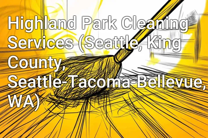Highland Park Cleaning Services (Seattle, King County, Seattle-Tacoma-Bellevue, WA)
