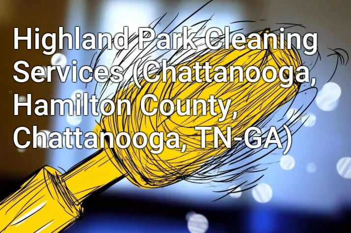 Highland Park Cleaning Services (Chattanooga, Hamilton County, Chattanooga, TN-GA)