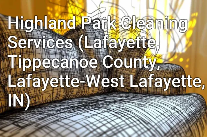 Highland Park Cleaning Services (Lafayette, Tippecanoe County, Lafayette-West Lafayette, IN)