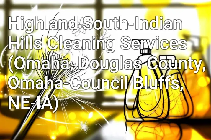Highland South-Indian Hills Cleaning Services (Omaha, Douglas County, Omaha-Council Bluffs, NE-IA)