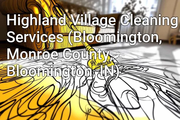Highland Village Cleaning Services (Bloomington, Monroe County, Bloomington, IN)