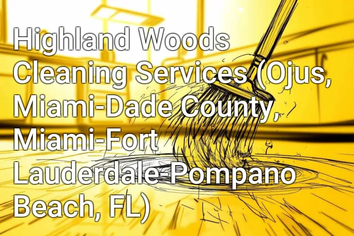 Highland Woods Cleaning Services (Ojus, Miami-Dade County, Miami-Fort Lauderdale-Pompano Beach, FL)