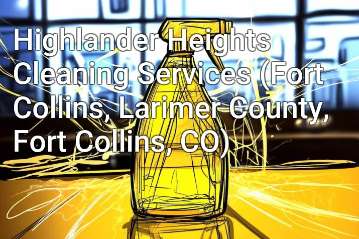 Highlander Heights Cleaning Services (Fort Collins, Larimer County, Fort Collins, CO)