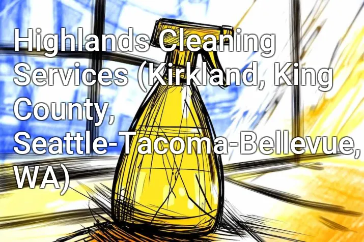 Highlands Cleaning Services (Kirkland, King County, Seattle-Tacoma-Bellevue, WA)