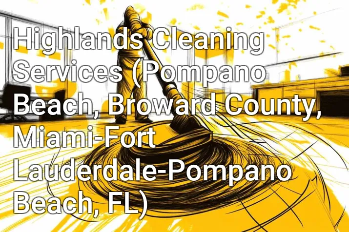 Highlands Cleaning Services (Pompano Beach, Broward County, Miami-Fort Lauderdale-Pompano Beach, FL)
