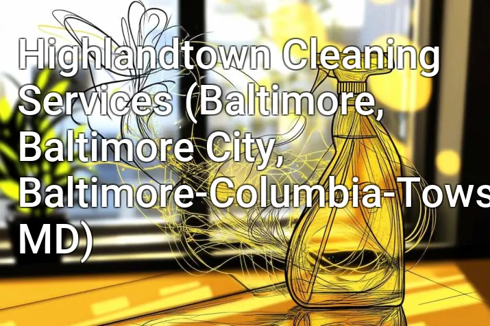 Highlandtown Cleaning Services (Baltimore, Baltimore City, Baltimore-Columbia-Towson, MD)