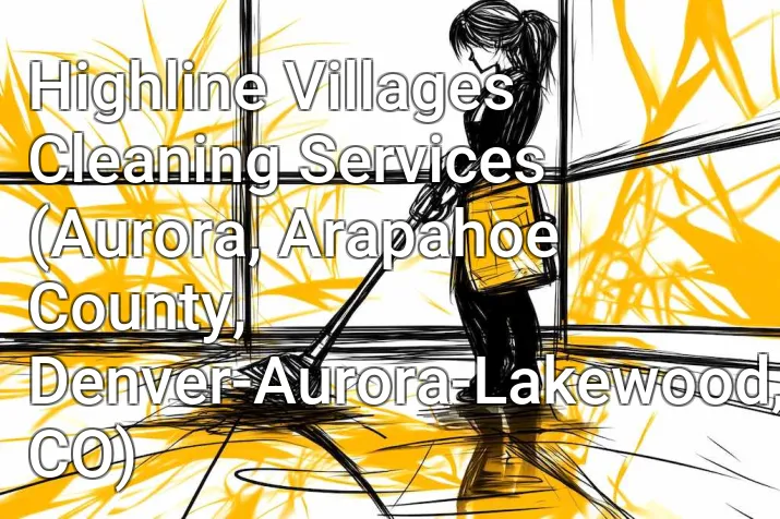 Highline Villages Cleaning Services (Aurora, Arapahoe County, Denver-Aurora-Lakewood, CO)