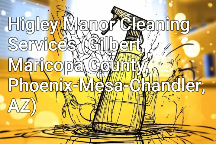 Higley Manor Cleaning Services (Gilbert, Maricopa County, Phoenix-Mesa-Chandler, AZ)