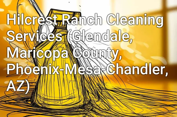 Hilcrest Ranch Cleaning Services (Glendale, Maricopa County, Phoenix-Mesa-Chandler, AZ)