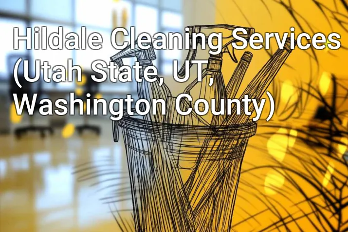Hildale Cleaning Services (Utah State, UT, Washington County)