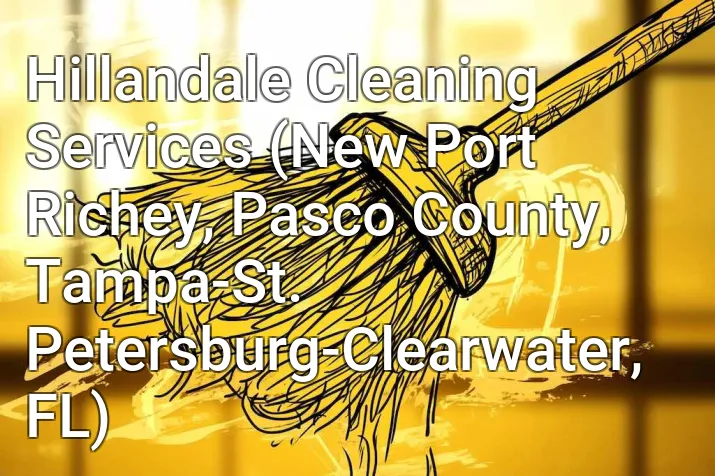 Hillandale Cleaning Services (New Port Richey, Pasco County, Tampa-St. Petersburg-Clearwater, FL)