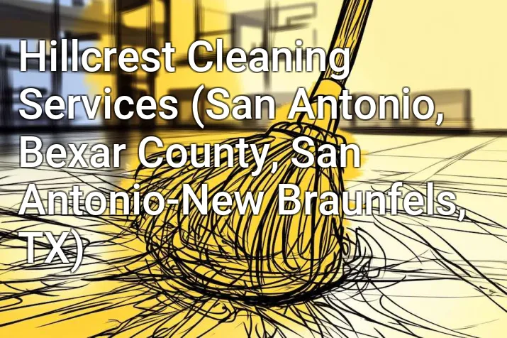 Hillcrest Cleaning Services (San Antonio, Bexar County, San Antonio-New Braunfels, TX)