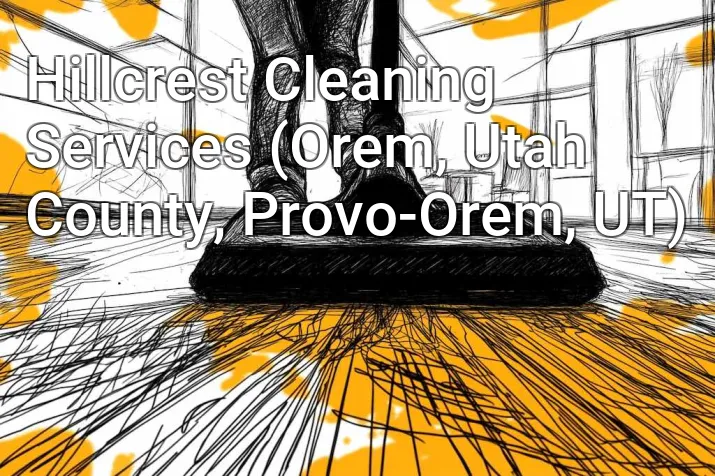 Hillcrest Cleaning Services (Orem, Utah County, Provo-Orem, UT)