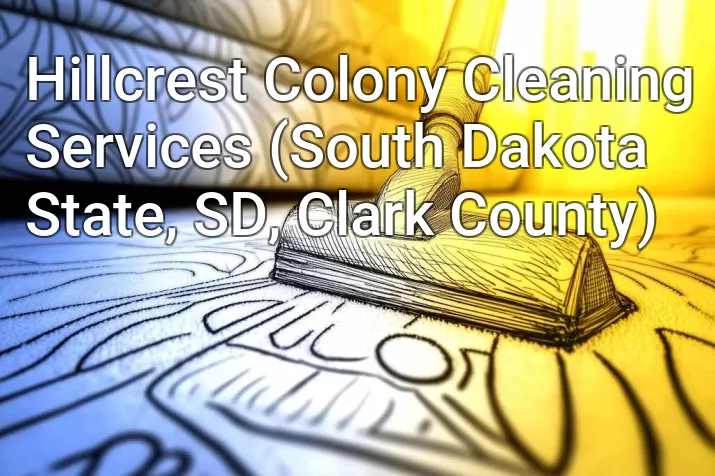 Hillcrest Colony Cleaning Services (South Dakota State, SD, Clark County)