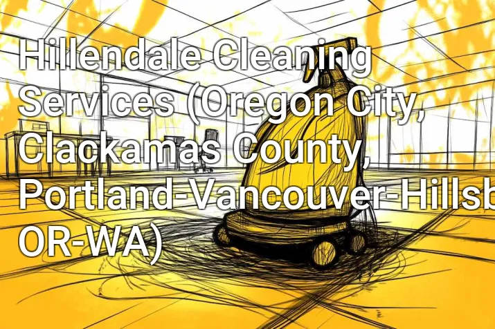 Hillendale Cleaning Services (Oregon City, Clackamas County, Portland-Vancouver-Hillsboro, OR-WA)