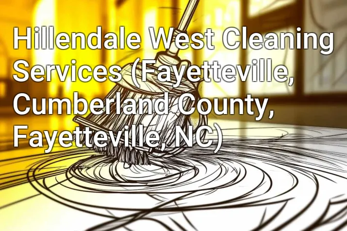 Hillendale West Cleaning Services (Fayetteville, Cumberland County, Fayetteville, NC)