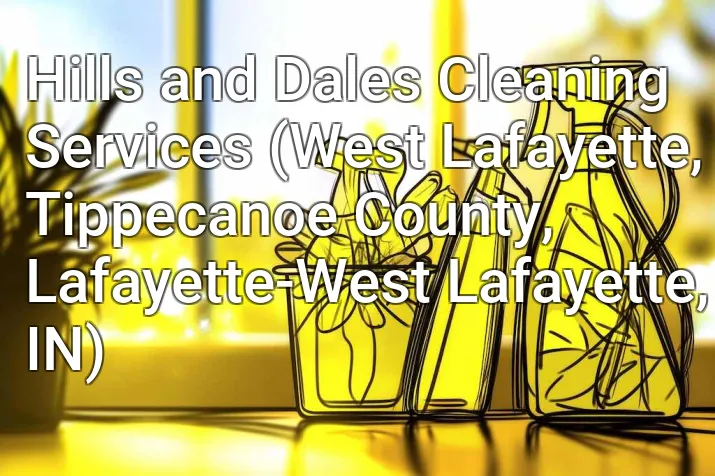 Hills and Dales Cleaning Services (West Lafayette, Tippecanoe County, Lafayette-West Lafayette, IN)