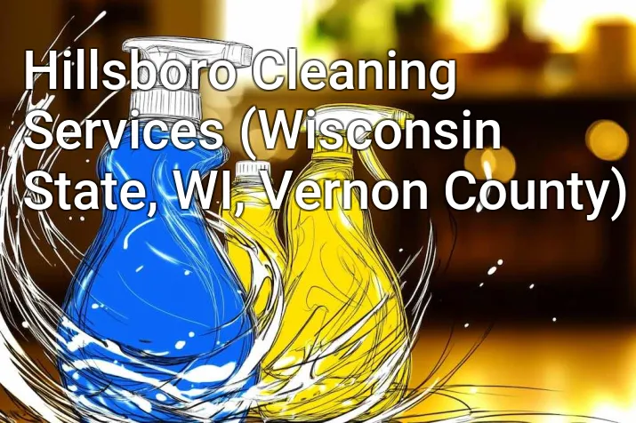Hillsboro Cleaning Services (Wisconsin State, WI, Vernon County)