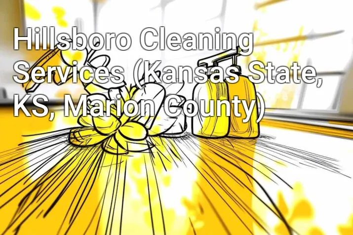 Hillsboro Cleaning Services (Kansas State, KS, Marion County)