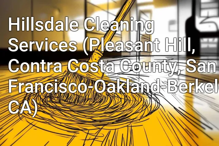 Hillsdale Cleaning Services (Pleasant Hill, Contra Costa County, San Francisco-Oakland-Berkeley, CA)