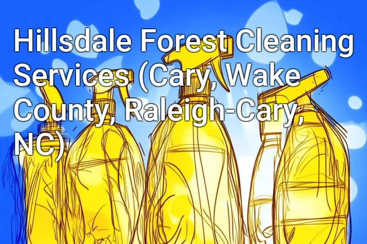 Hillsdale Forest Cleaning Services (Cary, Wake County, Raleigh-Cary, NC)