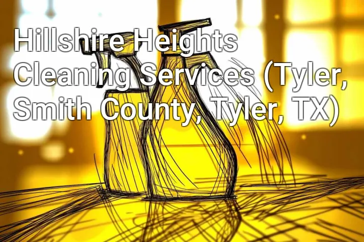 Hillshire Heights Cleaning Services (Tyler, Smith County, Tyler, TX)