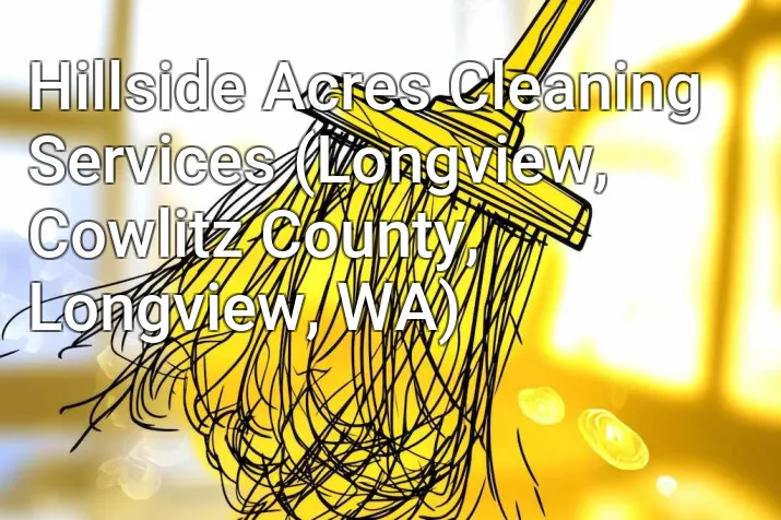 Hillside Acres Cleaning Services (Longview, Cowlitz County, Longview, WA)