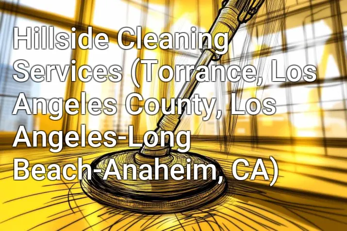 Hillside Cleaning Services (Torrance, Los Angeles County, Los Angeles-Long Beach-Anaheim, CA)