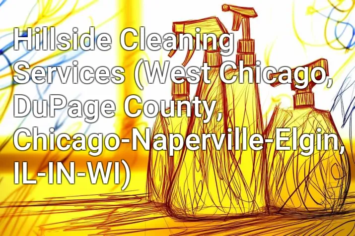 Hillside Cleaning Services (West Chicago, DuPage County, Chicago-Naperville-Elgin, IL-IN-WI)