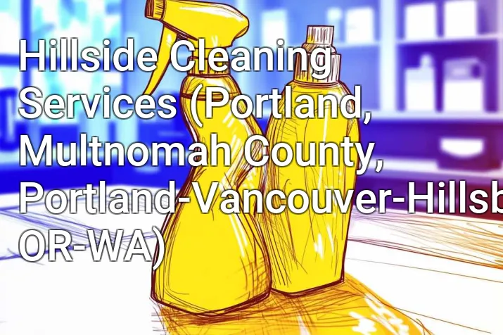 Hillside Cleaning Services (Portland, Multnomah County, Portland-Vancouver-Hillsboro, OR-WA)
