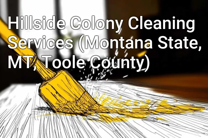 Hillside Colony Cleaning Services (Montana State, MT, Toole County)
