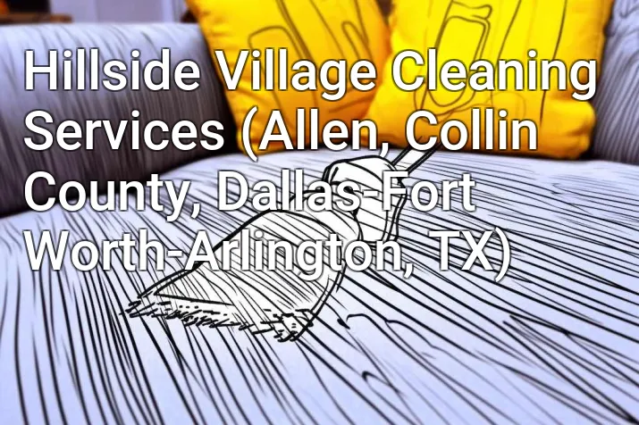 Hillside Village Cleaning Services (Allen, Collin County, Dallas-Fort Worth-Arlington, TX)