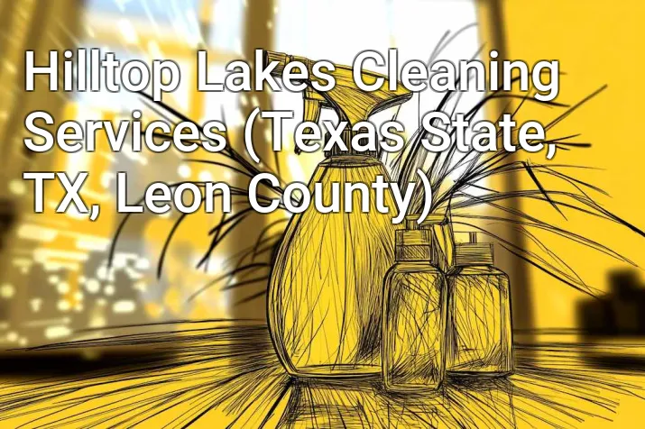 Hilltop Lakes Cleaning Services (Texas State, TX, Leon County)