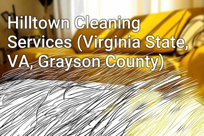 Hilltown Cleaning Services (Virginia State, VA, Grayson County)