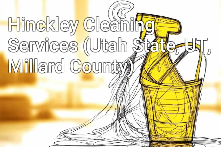 Hinckley Cleaning Services (Utah State, UT, Millard County)