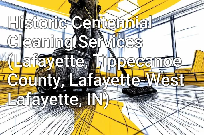 Historic Centennial Cleaning Services (Lafayette, Tippecanoe County, Lafayette-West Lafayette, IN)