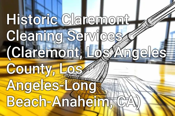 Historic Claremont Cleaning Services (Claremont, Los Angeles County, Los Angeles-Long Beach-Anaheim, CA)