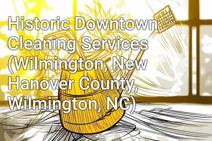 Historic Downtown Cleaning Services (Wilmington, New Hanover County, Wilmington, NC)