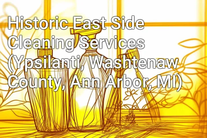 Historic East Side Cleaning Services (Ypsilanti, Washtenaw County, Ann Arbor, MI)