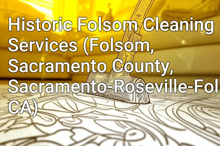 Historic Folsom Cleaning Services (Folsom, Sacramento County, Sacramento-Roseville-Folsom, CA)