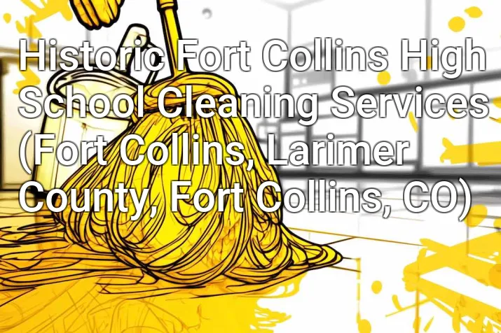 Historic Fort Collins High School Cleaning Services (Fort Collins, Larimer County, Fort Collins, CO)