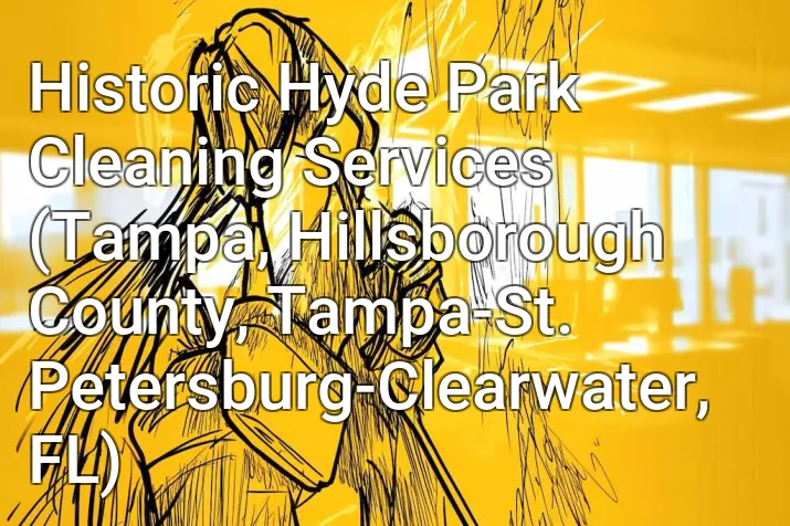 Historic Hyde Park Cleaning Services (Tampa, Hillsborough County, Tampa-St. Petersburg-Clearwater, FL)