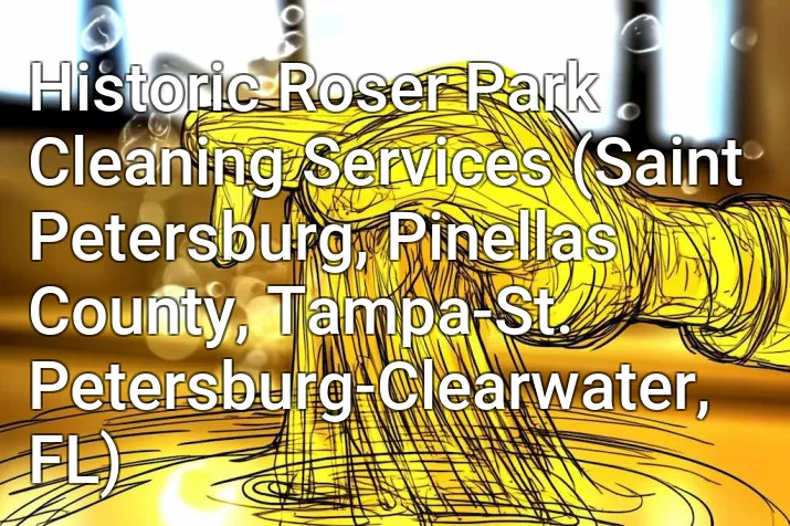 Historic Roser Park Cleaning Services (Saint Petersburg, Pinellas County, Tampa-St. Petersburg-Clearwater, FL)