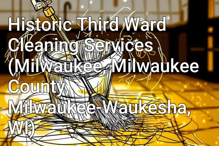 Historic Third Ward Cleaning Services (Milwaukee, Milwaukee County, Milwaukee-Waukesha, WI)