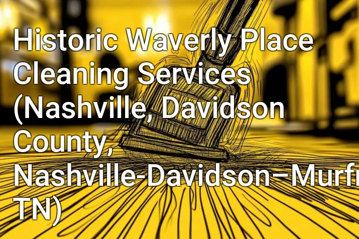 Historic Waverly Place Cleaning Services (Nashville, Davidson County, Nashville-Davidson–Murfreesboro–Franklin, TN)