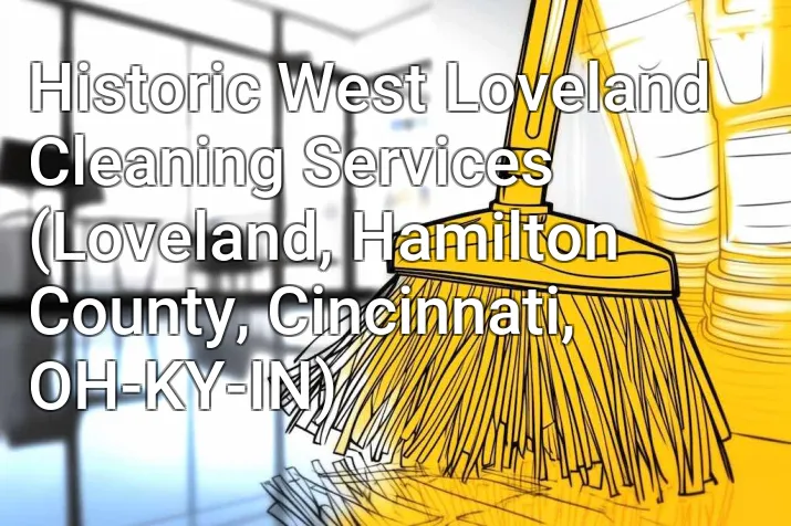 Historic West Loveland Cleaning Services (Loveland, Hamilton County, Cincinnati, OH-KY-IN)