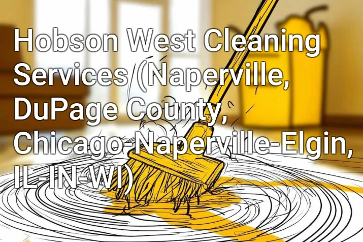 Hobson West Cleaning Services (Naperville, DuPage County, Chicago-Naperville-Elgin, IL-IN-WI)
