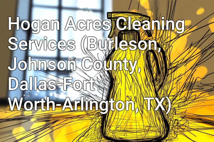 Hogan Acres Cleaning Services (Burleson, Johnson County, Dallas-Fort Worth-Arlington, TX)